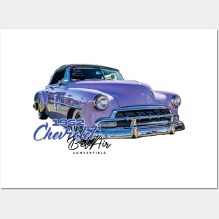 1952 Chevrolet Bel Air Convertible Posters and Art